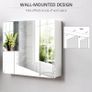 Wall Mounted Mirror Cabinet - White Image 6