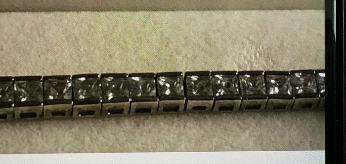 silver 925 tennis bracelet