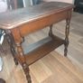 Beautiful Antique Smokers Table with Ashtray in Drawer, Image 4