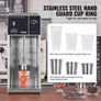 Ice Cream Blender, 400W High-Speed Ice Cream Maker Mixer Stir Machine 4200RPM, Stepless Speed Adjustment, 304 Stainless Steel Ice Cream Shaker, 3 Hand Cups, Make Various Flavors of Ice Cream Image 5
