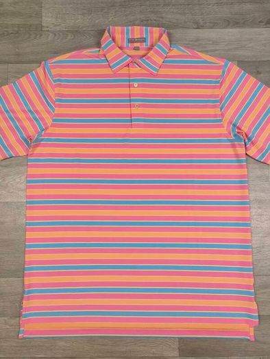 Peter Millar Summer Comfort Golf Polo Shirt Mens L/XL
