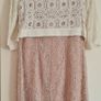Blush Pink Lace Dress & Jacket Image 6