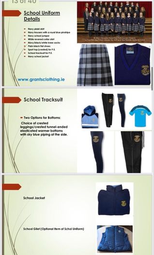 Wanted St Mary's Holy Faith Glasnevin Uniform Pls