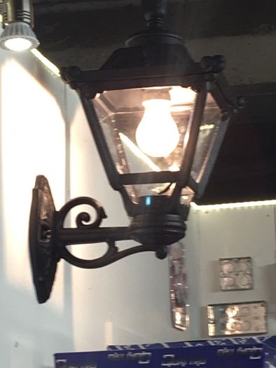 Wall Lantern Lights in White or Black Outdoor Lights