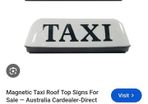 Taxi plate