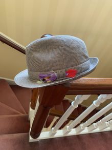 Men's tweed hat (size 59 or 7 1/4)