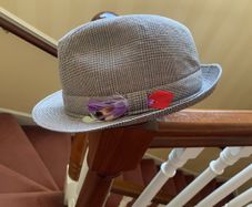 Men's tweed hat (size 59 or 7 1/4)