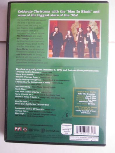 Johnny Cash Christmas Specials 1976-1979 DVD Set