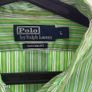 Ralph Lauren Green Striped Custom Fit Shirt Image 4