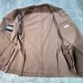 Lubiam Studio Mens 100% Cotton Blazer - Size EU 48 R - Brown - Single Breast Image 10