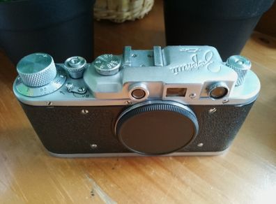 Refurbished Zorki-1 VIDEO 35mm Film Camera: M39 Leica Mount, New Curtains, 544257