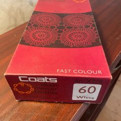 Coats chain mercer crochet 60 white