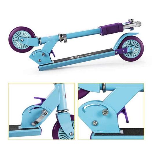 2 Wheel Folding Kids Children's Street Push Scooter Kick Push