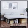 Small Double Bed Frame Metal 120x200 with Storage Sturdy and 20min Easy Assembly Bed Frames - Large Storage with 41cm Height Image 3
