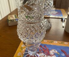 Galway Crystal candle holder