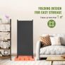 Room Divider, 3 Panel Room Dividers and Folding Privacy Screens, Fabric Partition Room Dividers for Office, Bedroom, Dining Room, Study, Freestanding, Gray Image 6