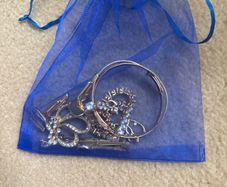 Mystery jewellery bag.