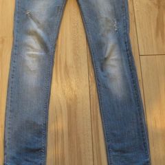 Stradivarius ladies/girls blue denim  jeans size 10 -12 30" leg