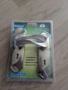Brass door handle