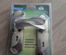 Brass door handle