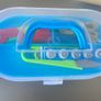 Compact Sewing Kit with Storage Case Includes multi-color thread spools, measuring tape, snips, buttons, and basic tools in a clear plastic organizer. Great condition, clean, and perfect for everyday household repairs or travel! Image 2