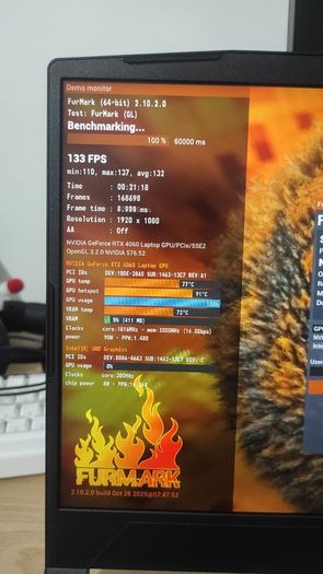 Msi Katana 15 B12vfk I5-12450h , Rtx 4060 , 16gb , 512gb