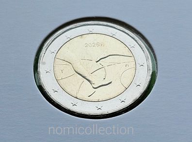 Finland 2025 year Uncirculated 2 Euro coin.