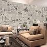 Decorative Wallpaper Self-Adhesive Wallpaper Retro Style Printed Stick Paper Easy to Apply Peel and Stick Wallpaper MULTIPLE SIZES AVAILABLE (FREE SHIPPING) Image 7