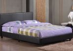 New kingsize leather bed