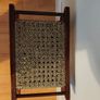 Mid Century woven stool. Image 7