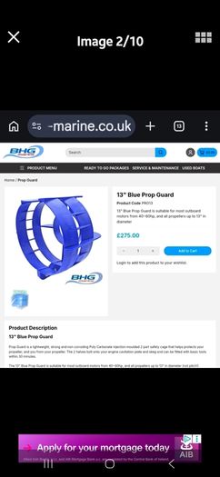 outboard propeller guard