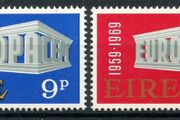 Ireland 1969 - Scott 270-271 EUROPA - Value 4.50 Euro - Mint Never Hinged