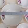 Beautiful Set of Six Dessert Bowls plus Matching Large Bowl by Arklow Pottery in the Very Popular and Collectable "Autumn Rose" Pattern Image 9