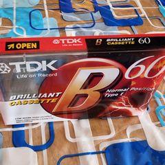 High Quality Standard Cassette Tape - 60 Minutes, new, unopened.