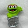 2013 Sesame Street OSCAR THE GROUCH Hasbro Action Figure Cake Topper Used Please look at the pictures Image 2