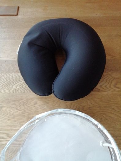 Neck Travel Pillow Black New in Bag
