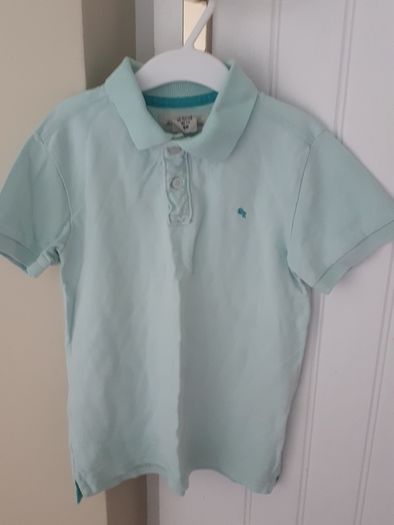 H&M sea green polo top