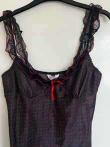 Cute Black & Red lingerie Size 12-14