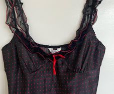 Cute Black & Red lingerie Size 12-14