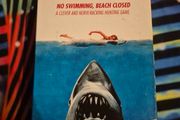Jaws Board Game Shuffle Card Game, No Swimming, Beach Closed Edition