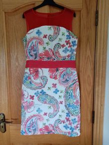 FeeG Multi Coloured Dress Size 12 New