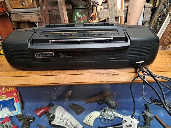Vintage Twin Cassette Radio Boombox
