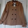 German brand Oui - Short Trench Jacket - Camel - UK 12 - BNWT RRP 260 Image 9
