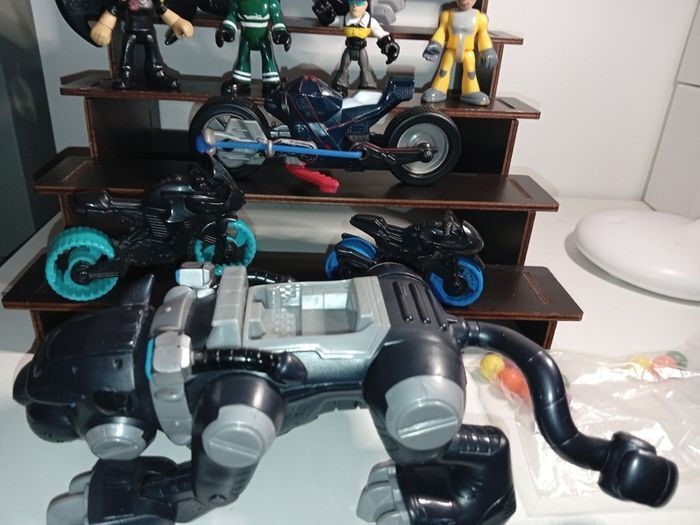 Collection of imaginext figures vehicles etc batman and others good order