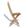 Folding Garden Chairs 2 pcs Bamboo Image 5