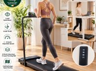 main image for ad 2-in-1 Folding Walking Pad Treadmill