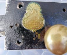 Antique Victorian Chubb And Sons Lock & Safe Company Limited Rim Lock