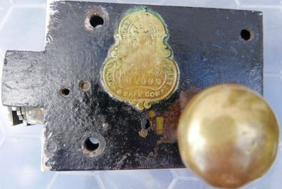 Antique Victorian Chubb And Sons Lock & Safe Company Limited Rim Lock