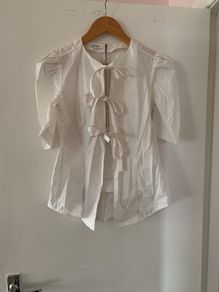 Designer 'Carven' cotton blouse