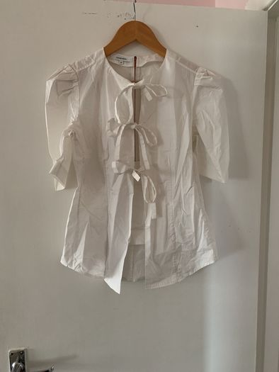 Designer 'Carven' cotton blouse